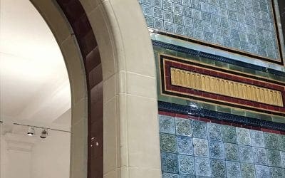 Victorian Tiled Hall Cafe, Leeds Art Gallery, Leeds